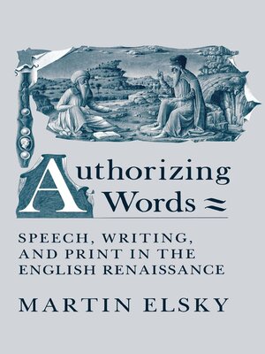 cover image of Authorizing Words